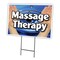 Signmission Massage Therapy Yard Sign & Stake outdoor plastic coroplast window, C-1216 Massage Therapy C-1216 Massage Therapy - alternate 1
